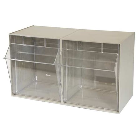 Akro-Mils Plastic Tip-Out Bin Beige 06702