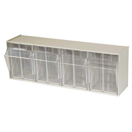 Akro-Mils Plastic Tip-Out Bin Beige 06704