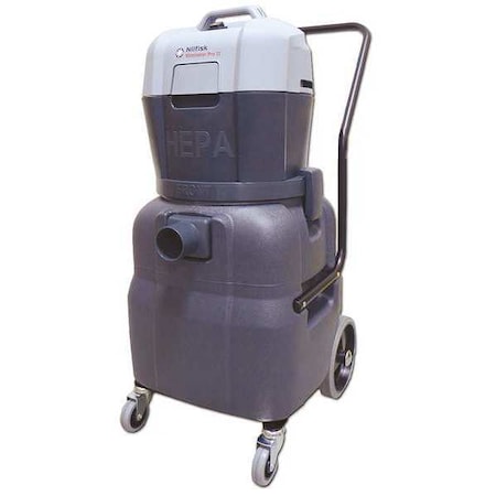 Nilfisk Eliminator, Shop Vacuum, 7 1/4 gal, HEPA, 130 cfm, 1 1/2 hp 107412640