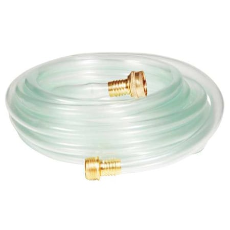 Pig Drainage Hose, White/Clear, 25 ft. TLS679