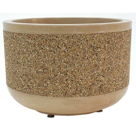 Wausau Tile Planter, Round, 36in.Lx36in.Wx24in.H TF4090W22