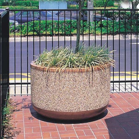 Wausau Tile Planter, Round, 36in.Lx36in.Wx26in.H TF4095W22