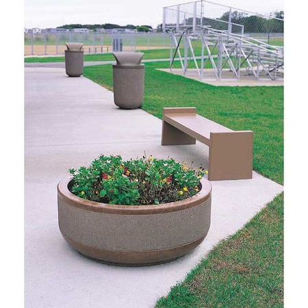 Wausau Tile Planter, Round, 42in.Lx42in.Wx17in.H TF4105W22