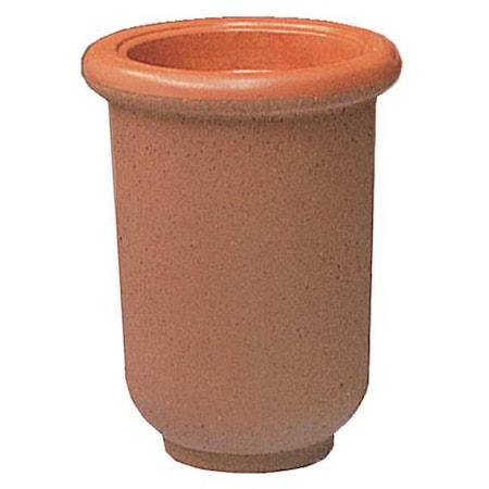 Wausau Tile Planter, Round, 18in.Lx18in.Wx24in.H TF4050W22