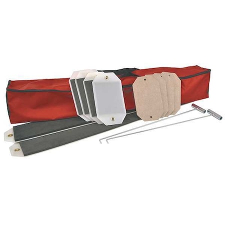 Surface Shields Surface Sled Kit, 63 in.L, Red SLEDKIT