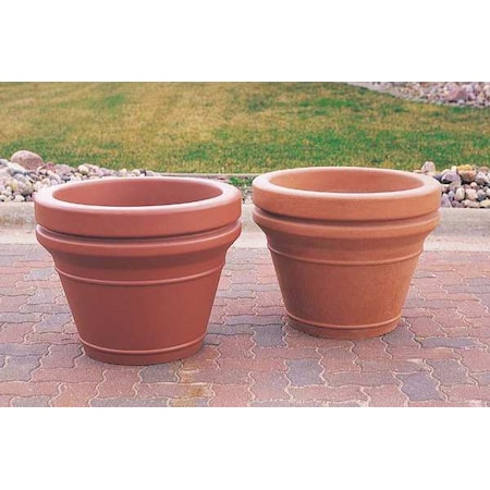 Wausau Tile Planter, Round, 28in.Lx28in.Wx22in.H TF4041W22