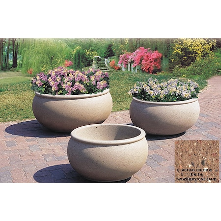 Wausau Tile Planter, Oval, 42in.Lx36in.Wx20in.H TF4341W22