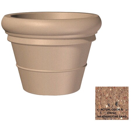 Wausau Tile Planter, Round, 48in.Lx48in.Wx36in.H TF4123W22