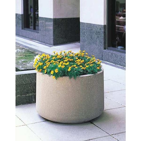 Wausau Tile Planter, Round, 48in.Lx48in.Wx36in.H TF4124W22
