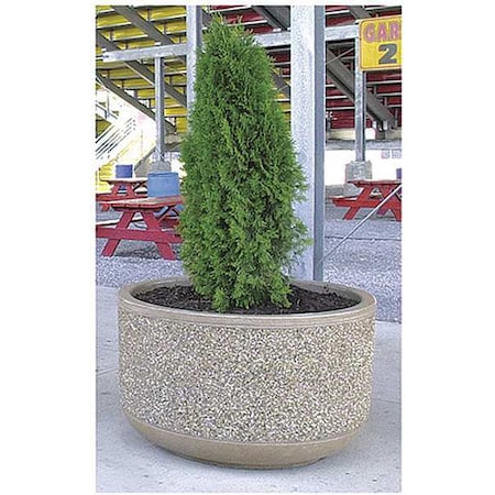 Wausau Tile Planter, Round, 60in.Lx60in.Wx36in.H TF4130W22