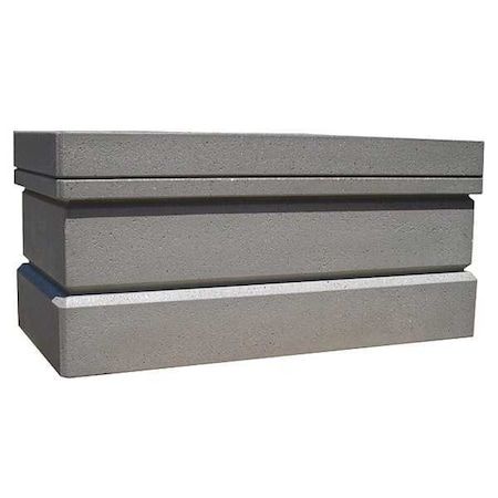 Wausau Tile Planter, Rectangle, 64in.Lx32in.Wx32in.H TF4167W22