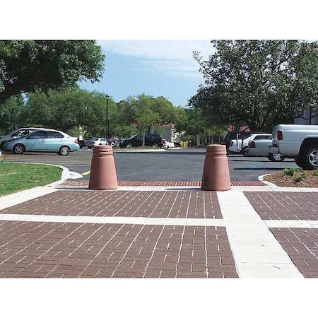 Wausau Tile Bollard, Round, 12in.Lx20in.Wx29in.H TF6070W22
