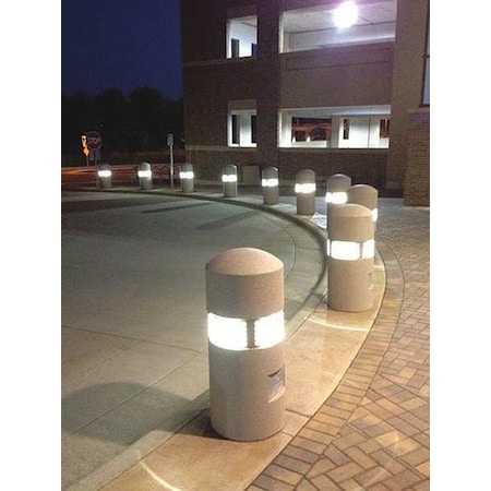 Wausau Tile Bollard, Round, 18in.Lx18in.Wx42in.H TF6084W22