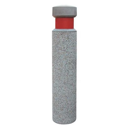 Wausau Tile Bollard, Round, 12in.Lx12in.Wx60in.H TF6087W22