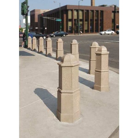 Wausau Tile Bollard, Round, 15in.Lx15in.Wx42in.H TF6092W22