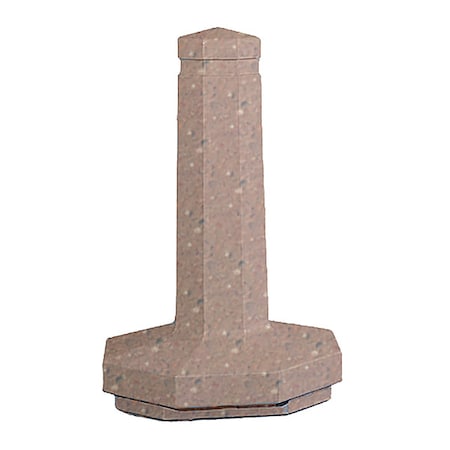 Wausau Tile Bollard, Round, 8in.Lx22in.Wx36in.H TF6097W22