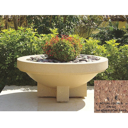 Wausau Tile Planter, Round, 72in.Lx2in.Wx28-1/2in.H SL4031W22