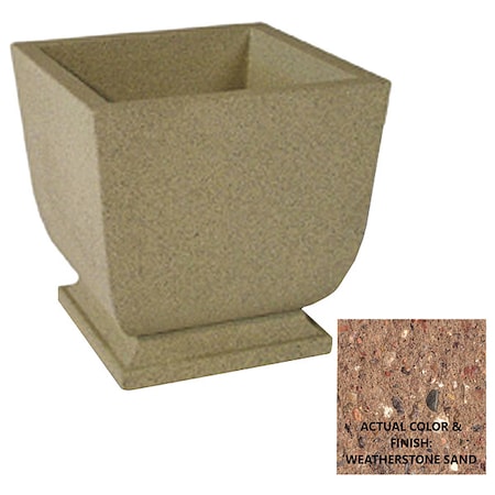 Wausau Tile Planter, Square, 24in.Lx24in.Wx30in.H SL450W22