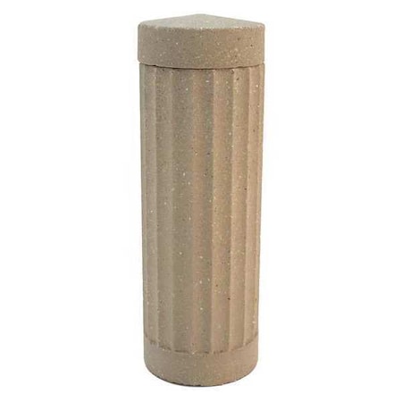 Wausau Tile Bollard, Round, 14in.Lx14in.Wx41in.H TF6012W22