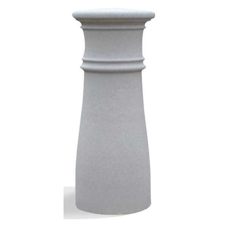 Wausau Tile Bollard, Round, 15in.Lx15in.Wx38in.H TF6125W22