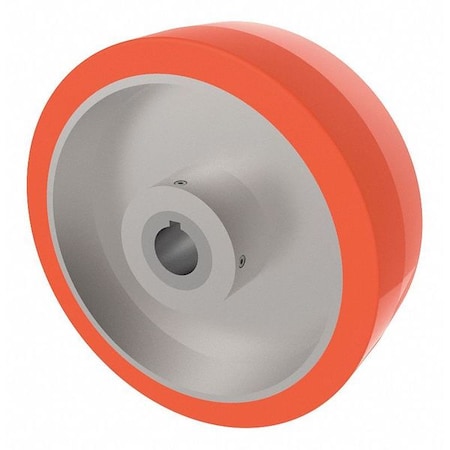 Caster Concepts Drive Wheel, 3000, 4 in. W, Polyurethane 12400-66-24-KWE