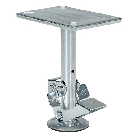 Zoro Select Floor Lck, Top Plate, 9-1/2 in H, 8 in Cstr FL-LK-8EH