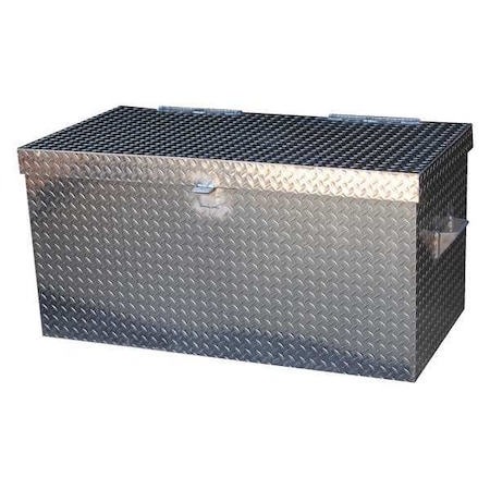 Vestil Portable Tool Box, Aluminum, 49" W x 26" D x 45" H, Added Casters APTS-3648-C