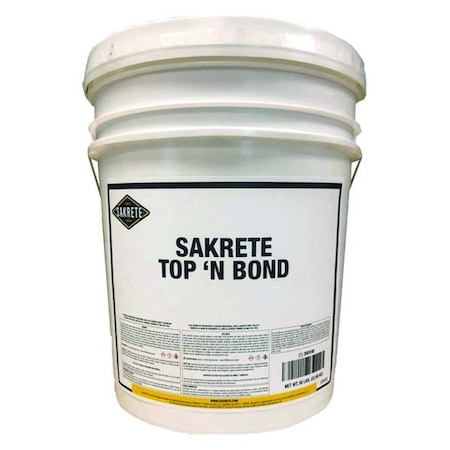 Sakrete Concrete Repair Compound, Pail, Gray, Top 'N Bond 120032