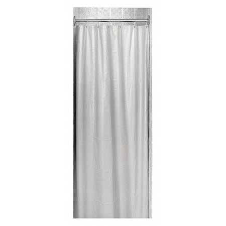 Bradley Shower Curtain Vinyl White 9537 427800 Zoro Com