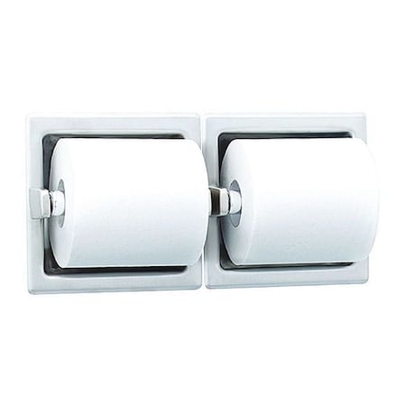 Bradley Toilet Tissue Disp, Dual Roll 5124-550000