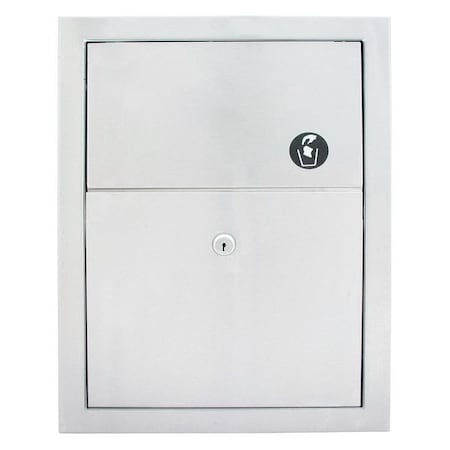 Bradley Napkin Disposal, 1.5 Gal, Recessed 4731-150000