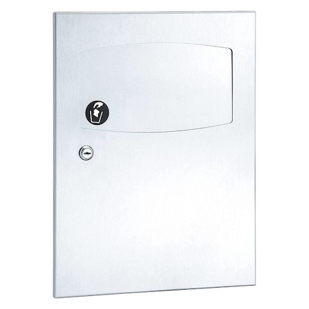 Bradley Sanitry Napkin Recptcle, 17-1/4In.x13In. 4737-110000