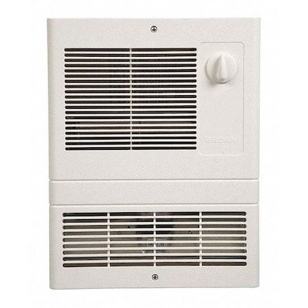 BROAN Electric Wall Heater, 1550 W, 120/240VAC, White 9815WH