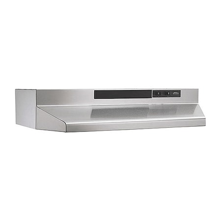 BROAN Range Hood, 160/190CFM, Stainless Steel F403004