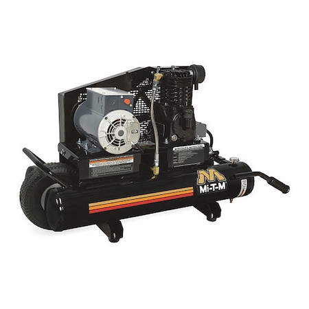 Mi-T-M Air Compressor, 8-Gallon, Single Stage AM1-PE02-08M