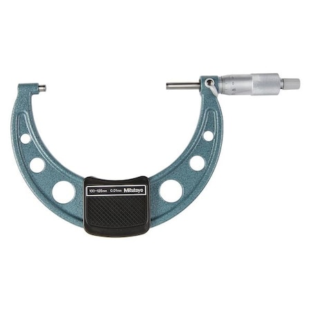 Mitutoyo 100 to 125/.01mm Outside Mic Ratchet 103-141-10