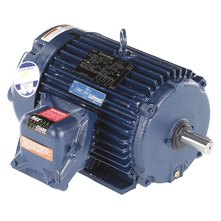 Marathon HazLoc Motor, 5 HP, 1755 RPM, 208-230/460V 184TTGCD6544