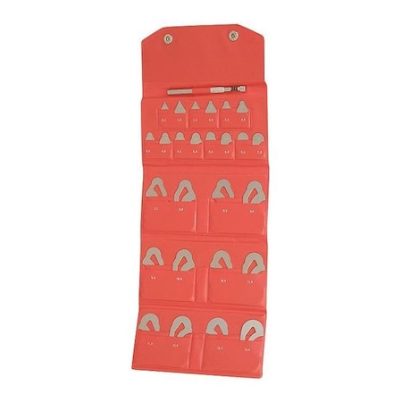 Mitutoyo Radius Gage, 5 mm to 13 mm, Angle, 26 186-902