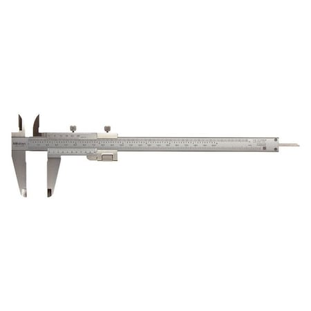 MITUTOYO Vernier Caliper 7In./180Mm W/Fine Ad 532-120