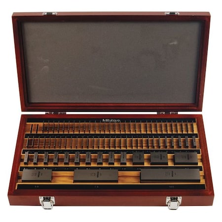 Mitutoyo 76 Pcs/Set, Mm, Square, Asme0 516-450-26