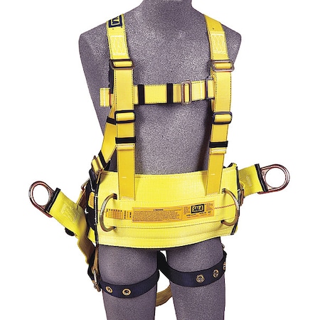 3M Dbi-Sala Belly Pad, Polyester, M, For use with 3M DBI-Sala Harnesses with Pass-Through Connection, 310 lb 1000573