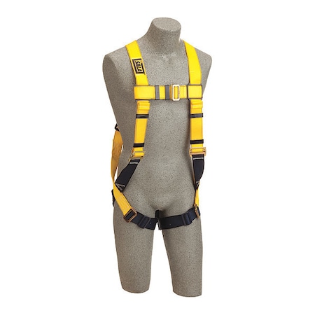 3M Dbi-Sala Delta(TM) Full Body Harness, XL, 420 lb., Back D-Ring 1101637