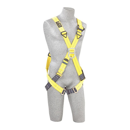 3M Dbi-Sala Delta(TM) Full Body Harness, XL, 420 lb., Back, Front D-Ring 1101855