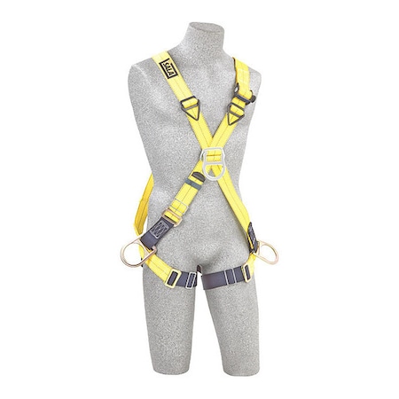 3M Dbi-Sala Delta(TM) Full Body Harness, L, 420 lb., Back, Front, Side D-Ring 1109052