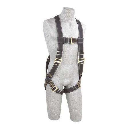 3M Dbi-Sala Delta(TM) Welders Full Body Harness, S, 310 lb., Back D-Ring 1104632