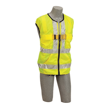 3M Dbi-Sala Delta(TM) Full Body Harness, XL, 420 lb., Mating Chest/ Tongue Leg Straps, Back D-Ring 1107421