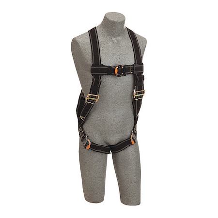 3M Dbi-Sala Delta(TM) Welders Full Body Harness, S, 310 lb., Quick-Connect Chest/ Quick-Connect Leg Straps 1109978