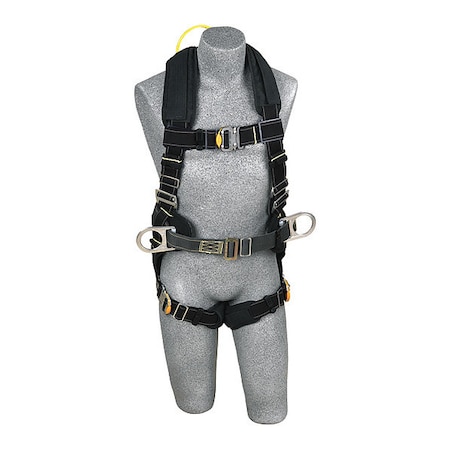 3M Dbi-Sala ExoFit(TM) XP Arc Flash Full Body Harness, XL, 310 lb., Back D-Ring 1110882