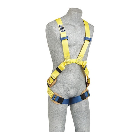 3M Dbi-Sala Delta(TM) Arc Flash Full Body Harness, 2XL, 310 lb., Back, Front D-Ring 1110755