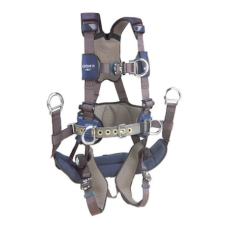 3M Dbi-Sala ExoFit NEX(TM) Full Body Harness, XS, 420 lb., Back, Front, Side, Suspension D-Ring 1113356